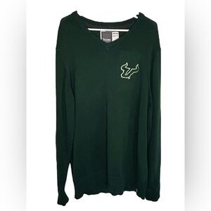 Bruzer University Of South Florida(USF) Bulls Sweater Green Men’s Size XXL